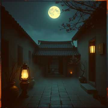 油灯忽明忽暗