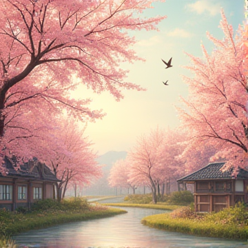 春天来了燕子飞回来了