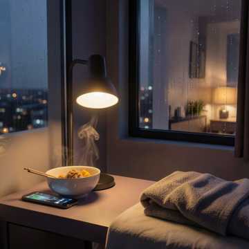 深夜的那盏灯