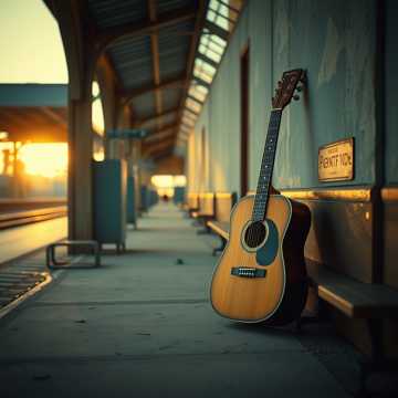 木吉他拾光车站