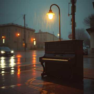 那年雨季 旧钢琴