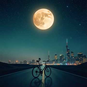 向着月亮的单车