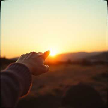 牵你的手看夕阳