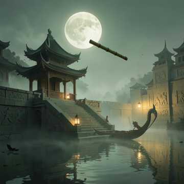 星垂潇水千年月