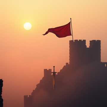 破阵焚心碎晓光