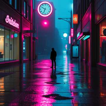 孤岛街灯