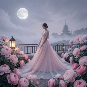 月影照花台