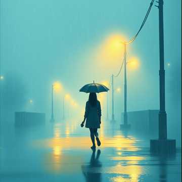 雨夜同行未说破