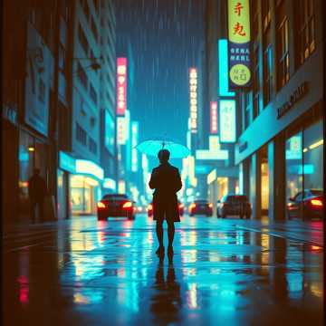 雨作掩体的独白