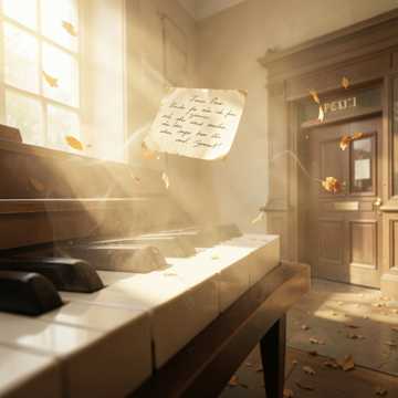 钢琴上的旧灰尘