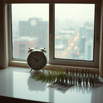 时针停在三点半