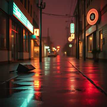 旧雨伞的拾荒者