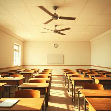 夏天还在教室里