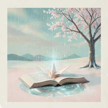 夏日雪·折纸鹤