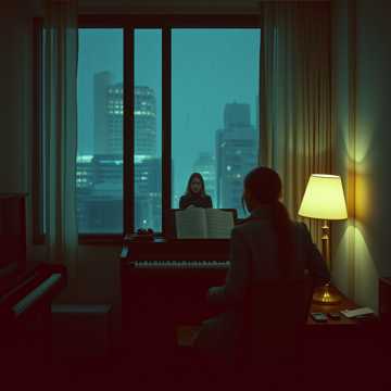 雨刷声漫过天黑