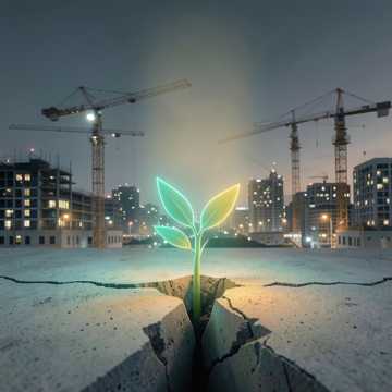 钢筋水泥里开花