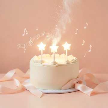 奶油蛋糕上的星光