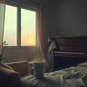 雨滴敲打旧情歌