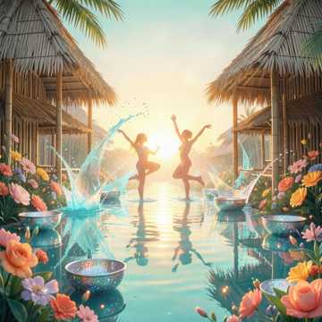 来德宏过泼水节