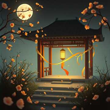 月影照花台