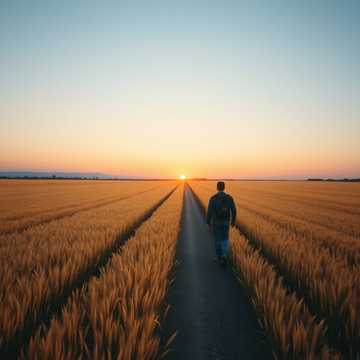 半明半暗的平原