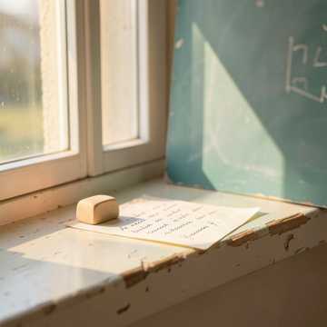 半块橡皮手写信