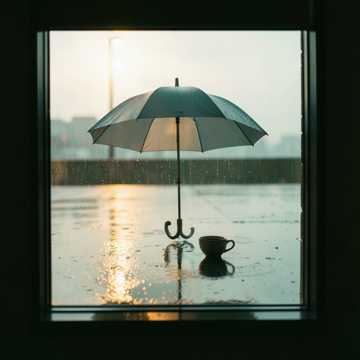 搁浅的下雨天