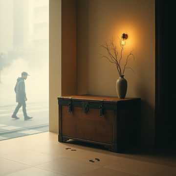 旧皮箱与檀木香