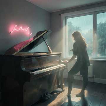 旧钢琴键上的光