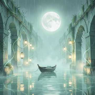 月儿弯弯照江楼