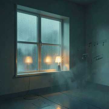 雨声里的打火机