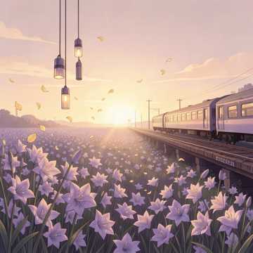 紫风铃花下遇见你