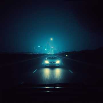 车灯长夜
