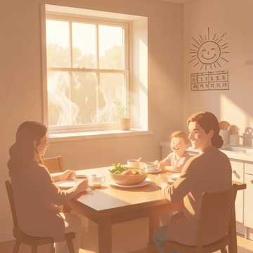 饭菜热气里的光