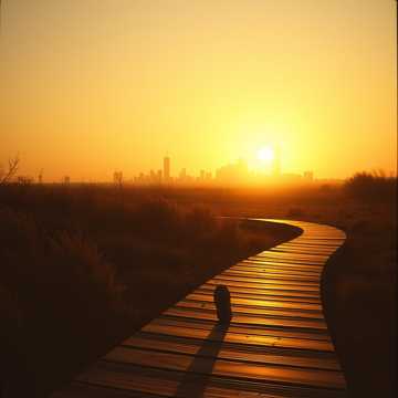 步履踏出金色路