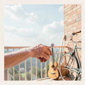 白头挽着晨光走