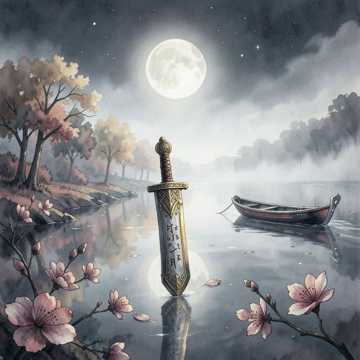 剑鞘旧痕刻前缘