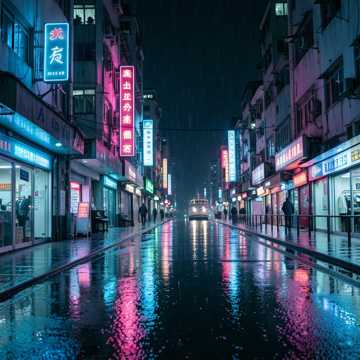 夜雨渡轮