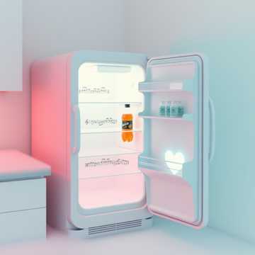 空冰箱在哼着歌