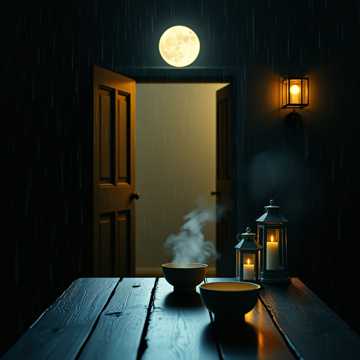 屋檐下那碗月光