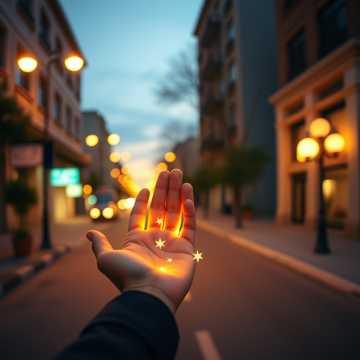 掌心渗出的星光