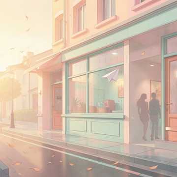 纸飞机停在旧地址