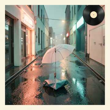 旧雨伞的拾荒者