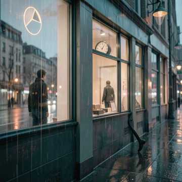 满城只剩自己的倒影