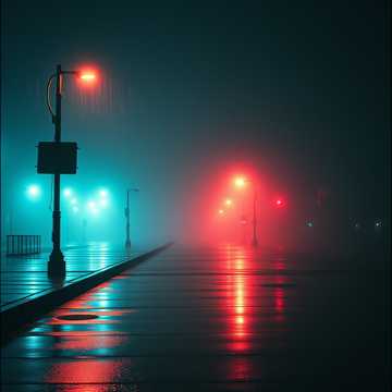 霓虹倒数的影子