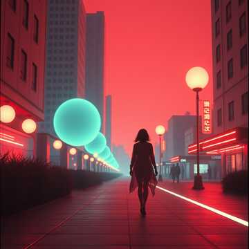 晚风中的小时光