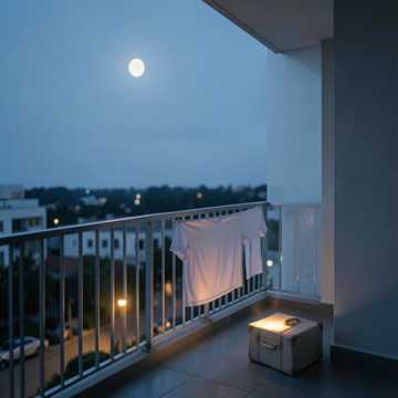 窗台晾着的衬衫