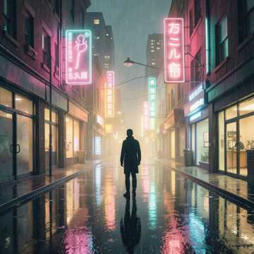 霓虹未眠人