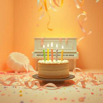 蛋糕蜡烛跳圆舞