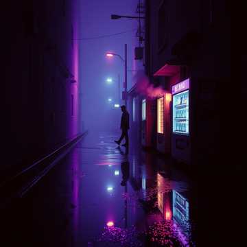 霓虹空巷
